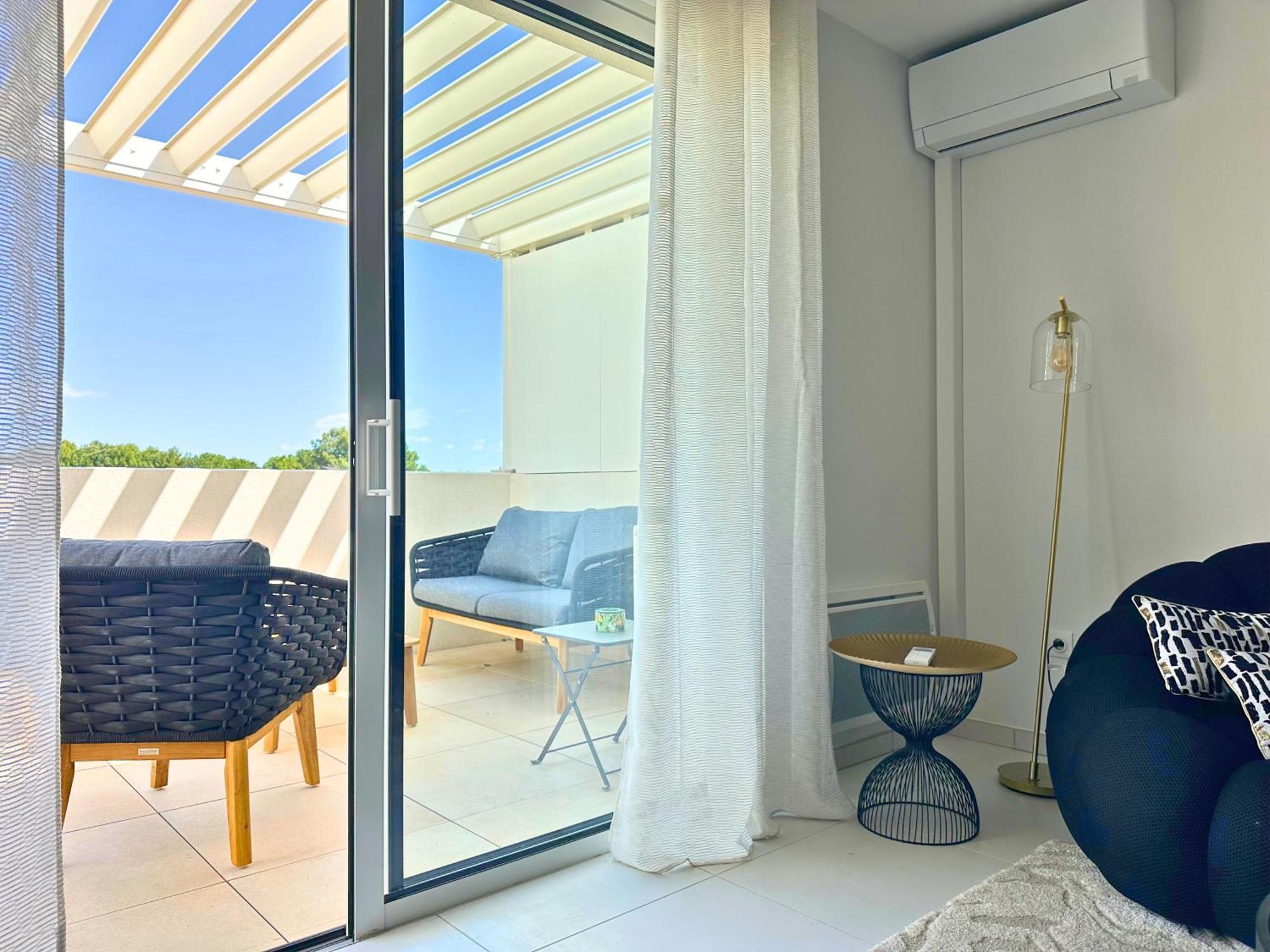 Le Square D'Evan - Appartement De Standing - Grande Terrasse Exterieure - Climatisation Saint-Aunes Buitenkant foto